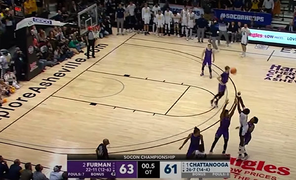 March Madness:  Chattanooga Buzzer Beater